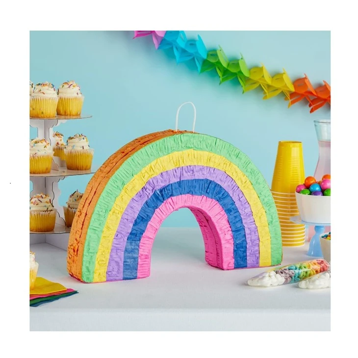 Rainbow Pinata For Party Decoration