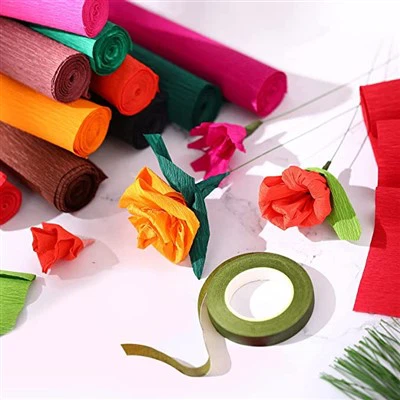 Materialny papier krepowy Making Flower